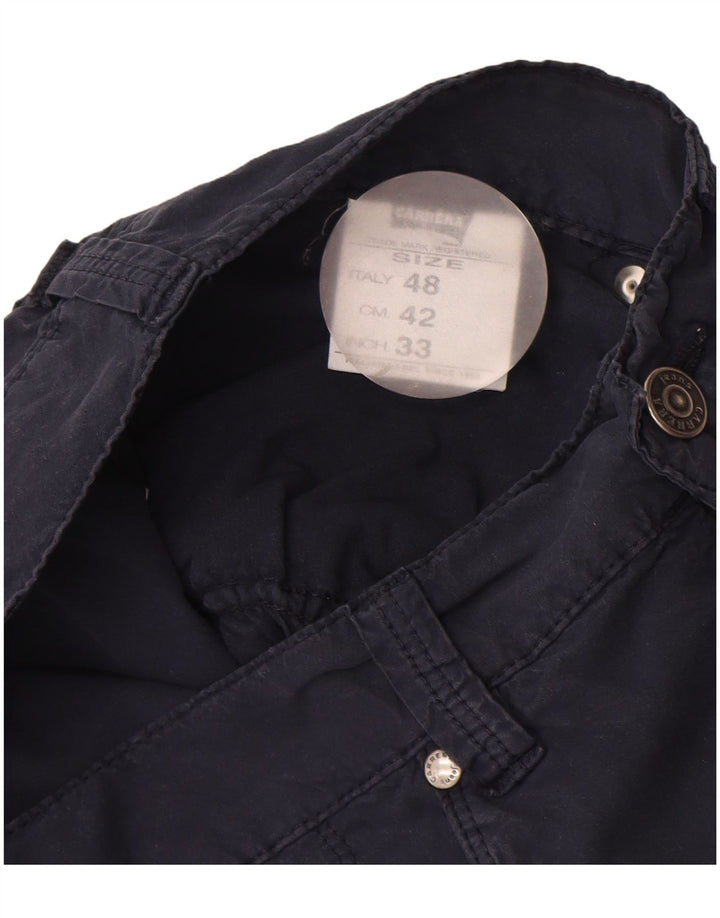 CARRERA Muške ravne ležerne hlače IT 48 srednje W30 L33 tamnoplave