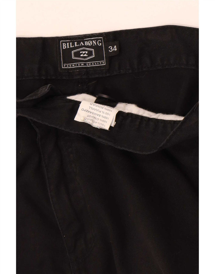 Billabong muške kargo kratke hlače W34 veliki crni pamuk
