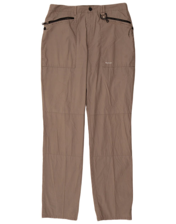 Rohan Mens Hiking Cargo Trousers W34 L32 Beige Polyester