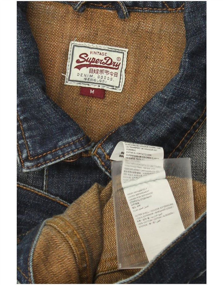 Superdry muška traper jakna UK 38 srednje tamnoplavi pamuk