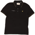 Lyle & Scott muška polo majica Srednje crni pamuk
