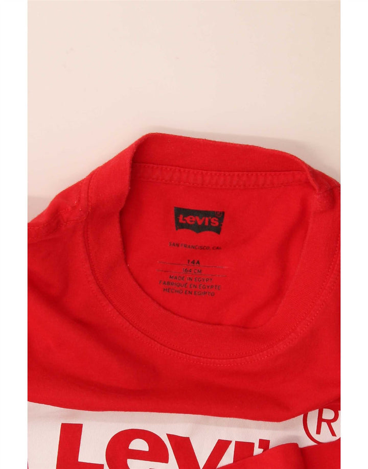 Majica kratkih rukava Levi's Boys Graphic T-Shirt 13-14 Years Red