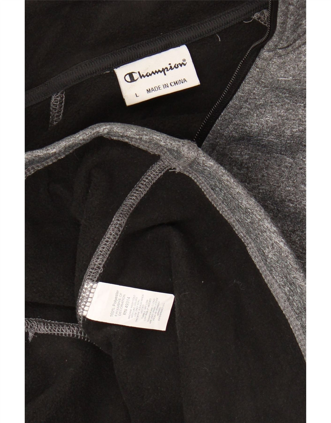 Champion ženska gornja jakna trenirke UK 16 Veliki sivi pjegavi poliester