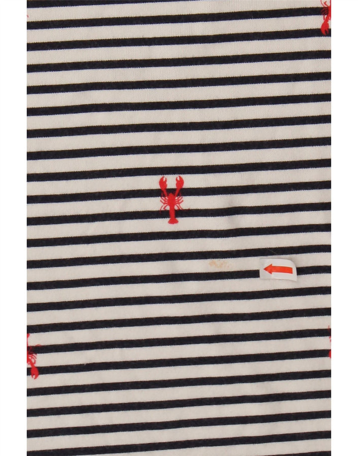 JOULES Ženska majica dugih rukava UK 14 Velike bijele pruge