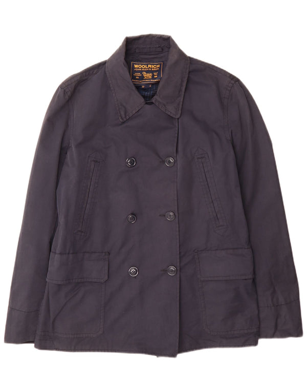 Woolrich ženski trenč kaput UK 18 XL tamnoplavi pamuk
