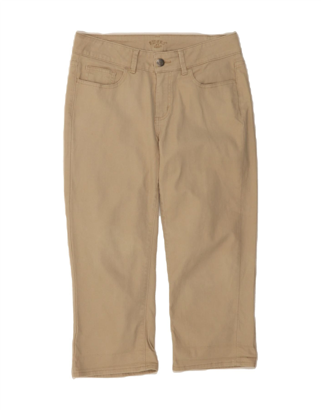 LEE Womens Riders Straight Capri Trousers W30 L21 Beige Vintage Lee and Second-Hand Lee from Messina Hembry 