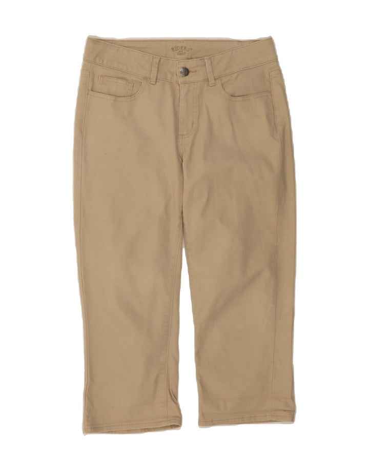 LEE Womens Riders Straight Capri Trousers W30 L21 Beige Vintage Lee and Second-Hand Lee from Messina Hembry 