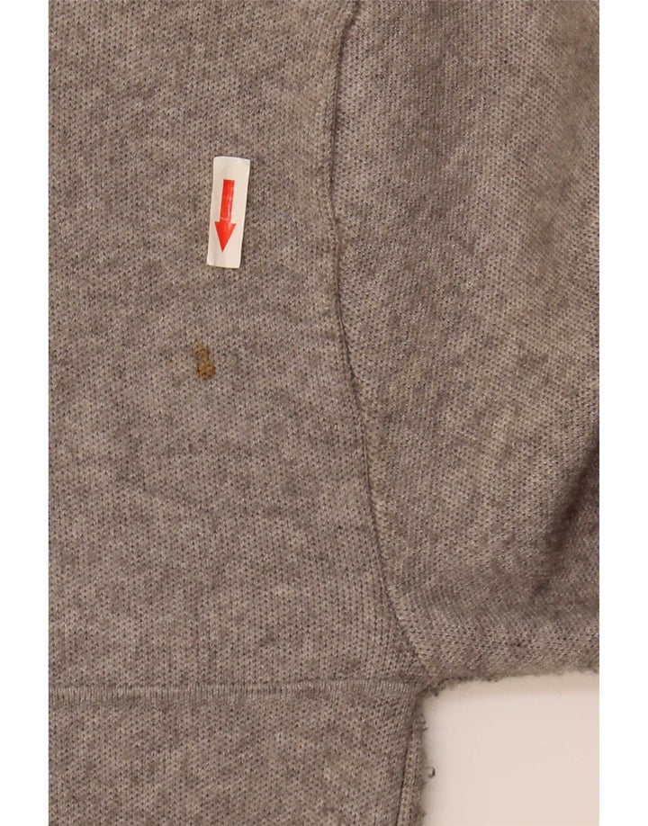 Zara ženski preveliki kaput UK 10 Small Grey Flected