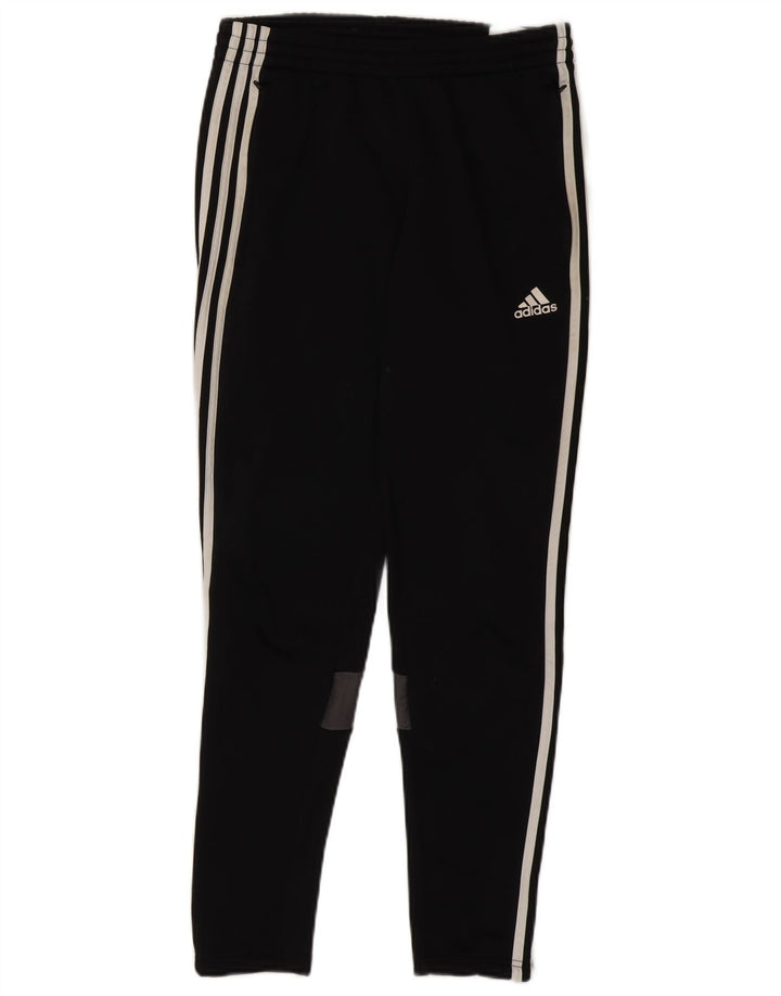Adidas muške trenirke Climalite male crne poliesterske hlače