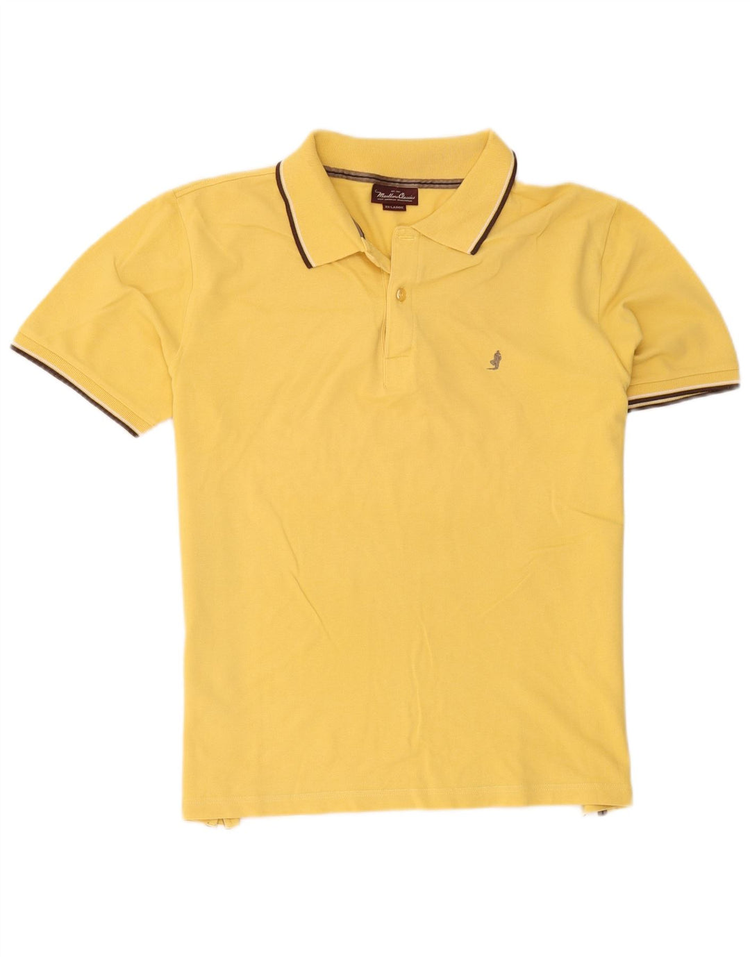 Marlboro Classics muška polo majica 2XL na žute pruge