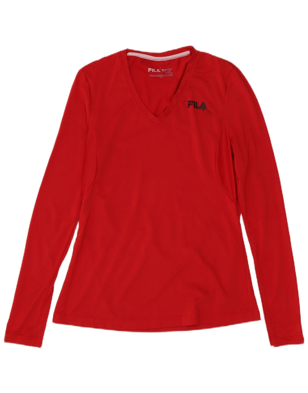 FILA muška majica dugih rukava XS crveni poliester