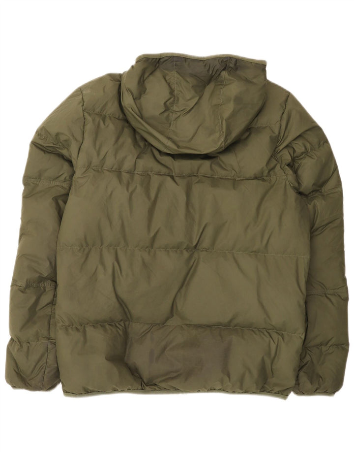 Nike muška podstavljena jakna s kapuljačom UK 38 srednji kaki poliester