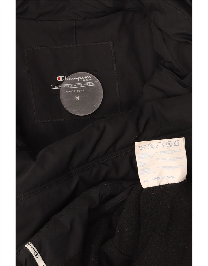 CHAMPION Ženska podstavljena jakna s kapuljačom UK 14 srednji crni poliester