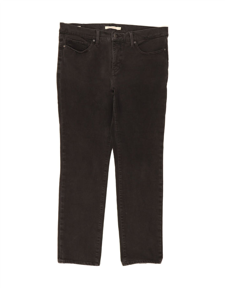 LEVI'S Womens 312 Shaping Slim Jeans W31 L30 Black Cotton Vintage Levi's and Second-Hand Levi's from Messina Hembry 
