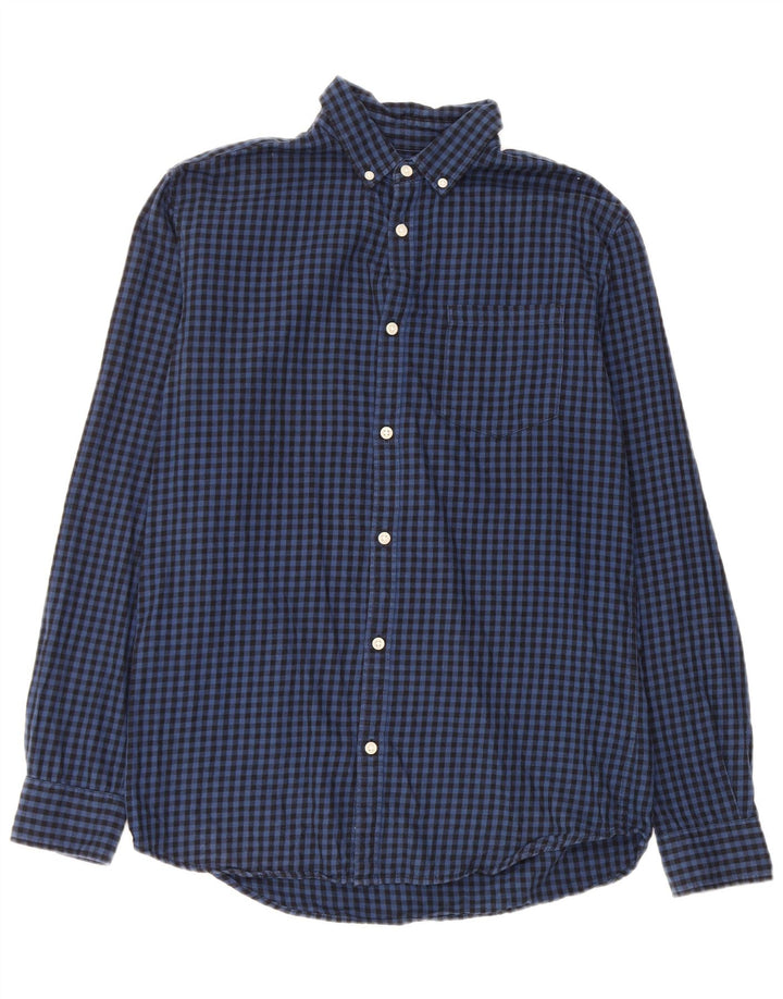 Jack & Jones muška košulja Srednje tamnoplavi pamuk od ginghama