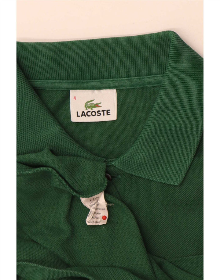 Lacoste muška polo majica veličine 4, srednje zeleni pamuk