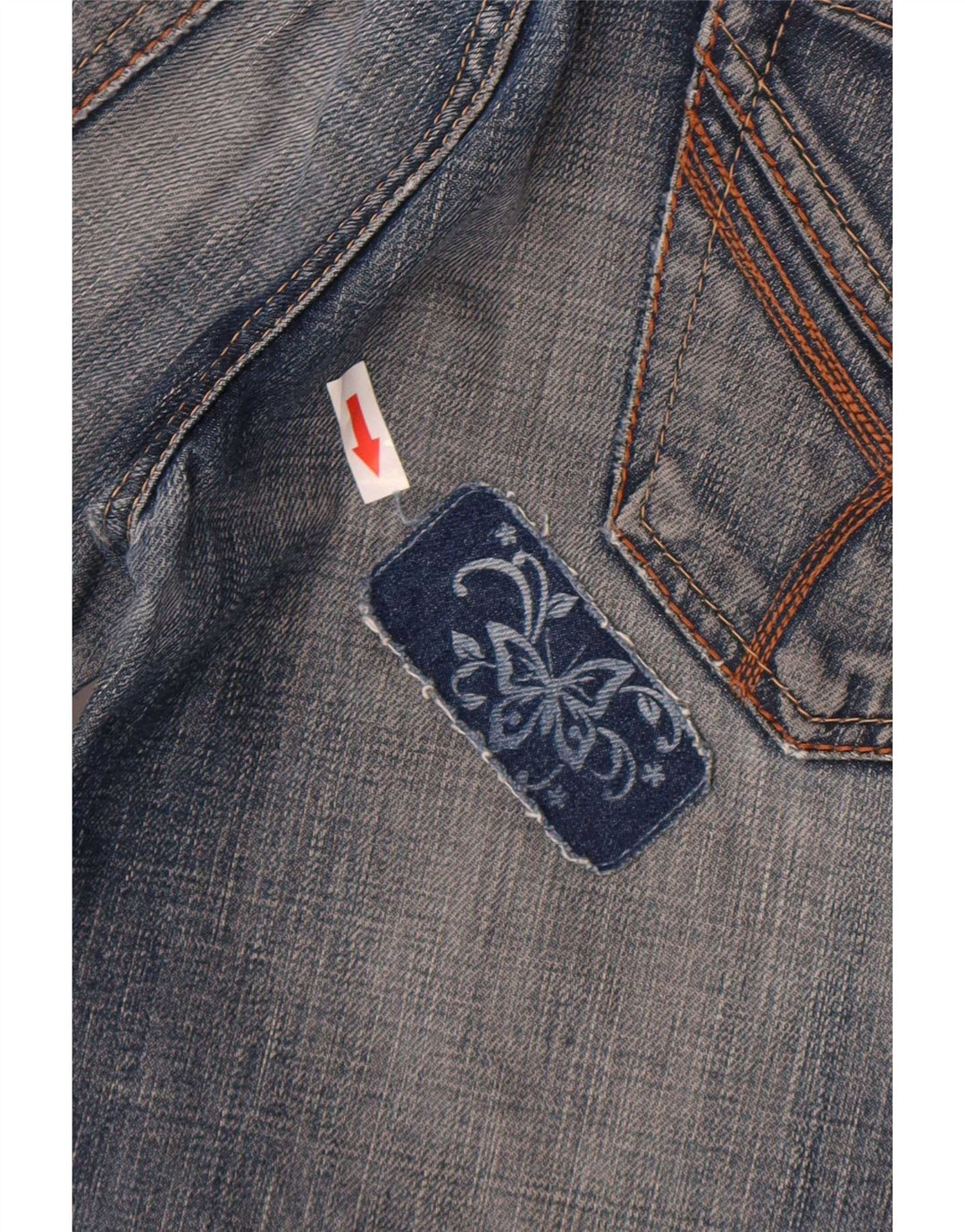 Tommy Hilfiger Ženske Bootcut traperice W28 L34 Plavi pamuk
