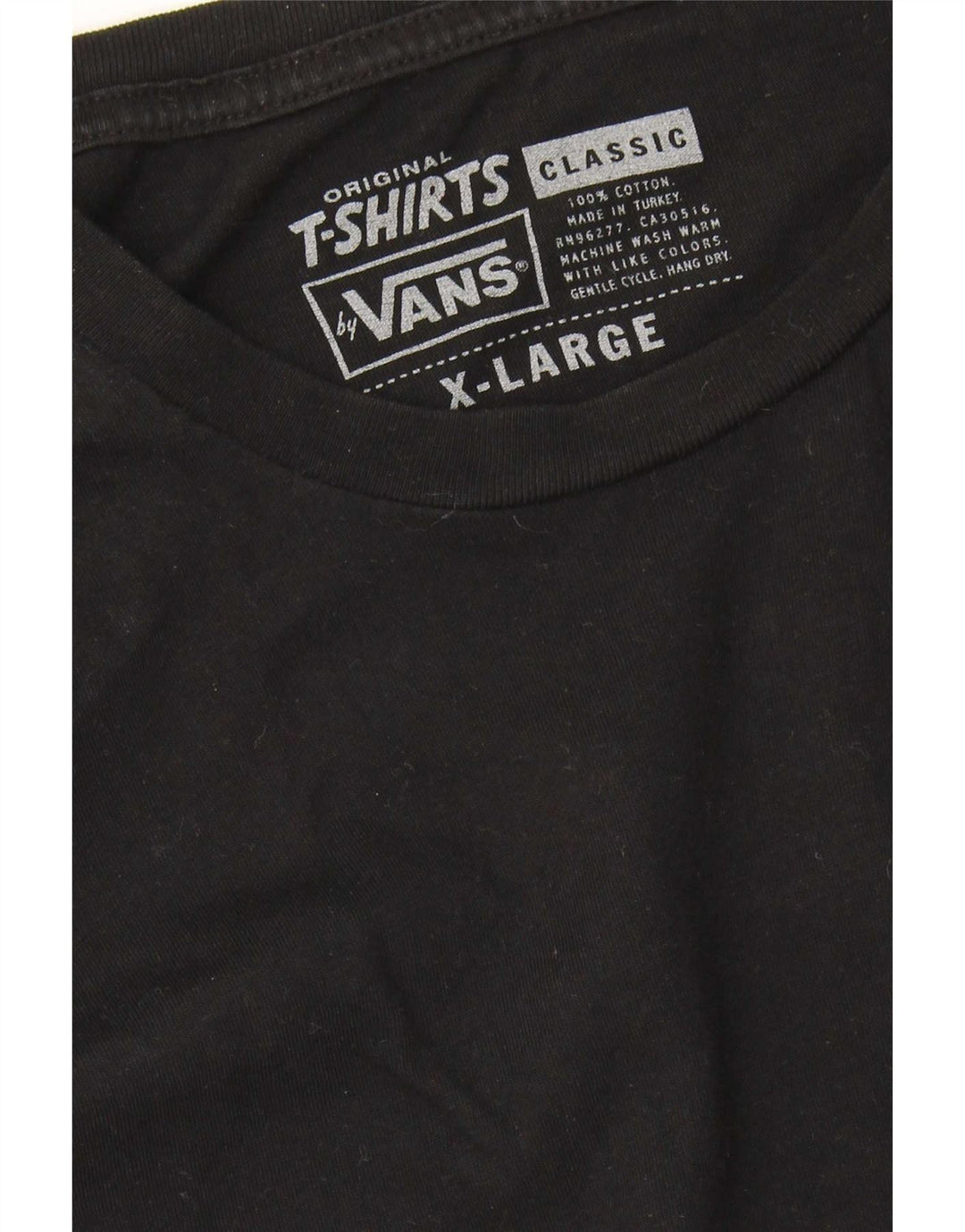 Vans muška grafička majica dugih rukava XL crni pamuk