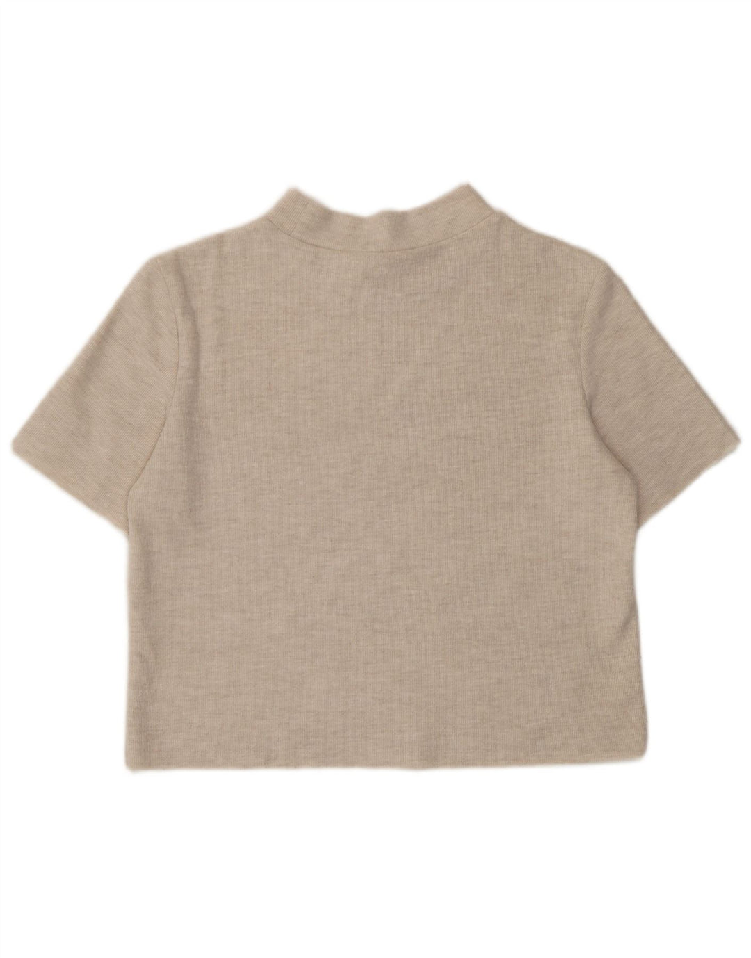 Zara ženska majica kratkih rukava UK 14 Medium Beige Flecked