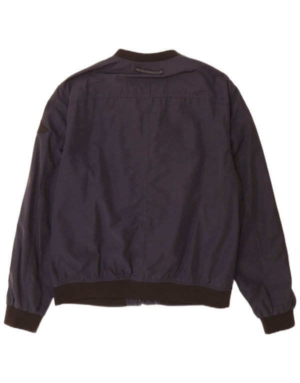 Zara muška bomber jakna UK 42 XL tamnoplavi pamuk u blokovima boja