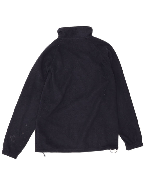 KAPPA muški džemper od flisa s patentnim izrezom Mali tamnoplavi poliester