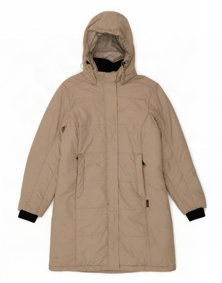 Jack Wolfskin ženski podstavljeni kaput s kapuljačom UK 12/14 srednje bež poliester