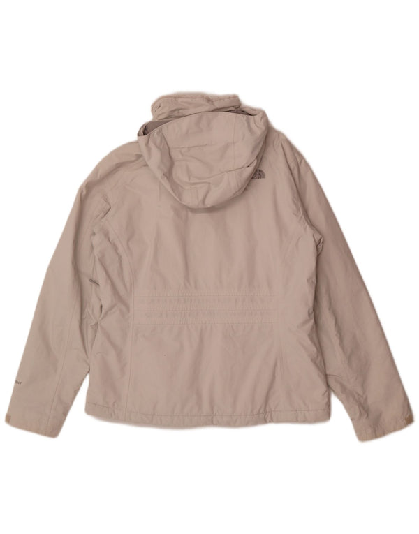 The North Face ženska vjetrovka s kapuljačom UK 16 veliki sivi poliester
