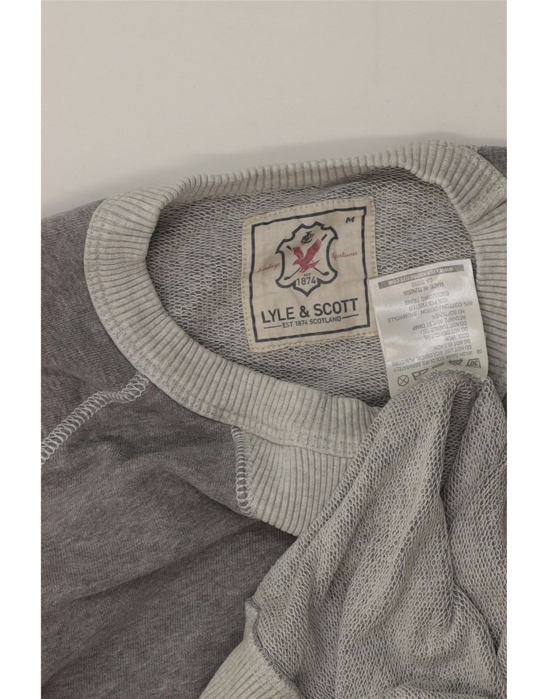 LYLE & SCOTT Muška majica kratkih rukava Srednje sivi pamuk