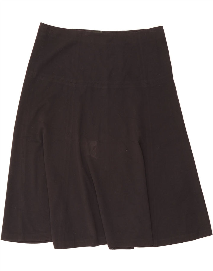 EDDIE BAUER Womens A-Line Skirt US 16 2XL W38 L30 Black Polyester Vintage Eddie Bauer and Second-Hand Eddie Bauer from Messina Hembry 