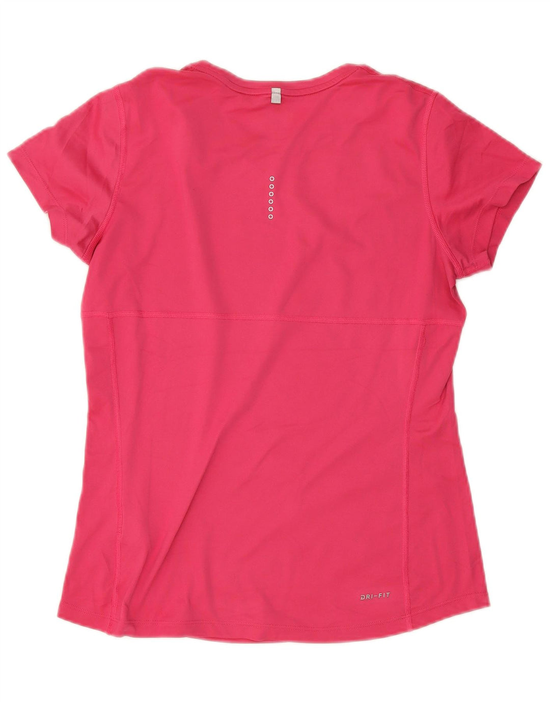 Nike Dri Fit majica kratkih rukava za trčanje UK 14 srednje ružičasta poliester