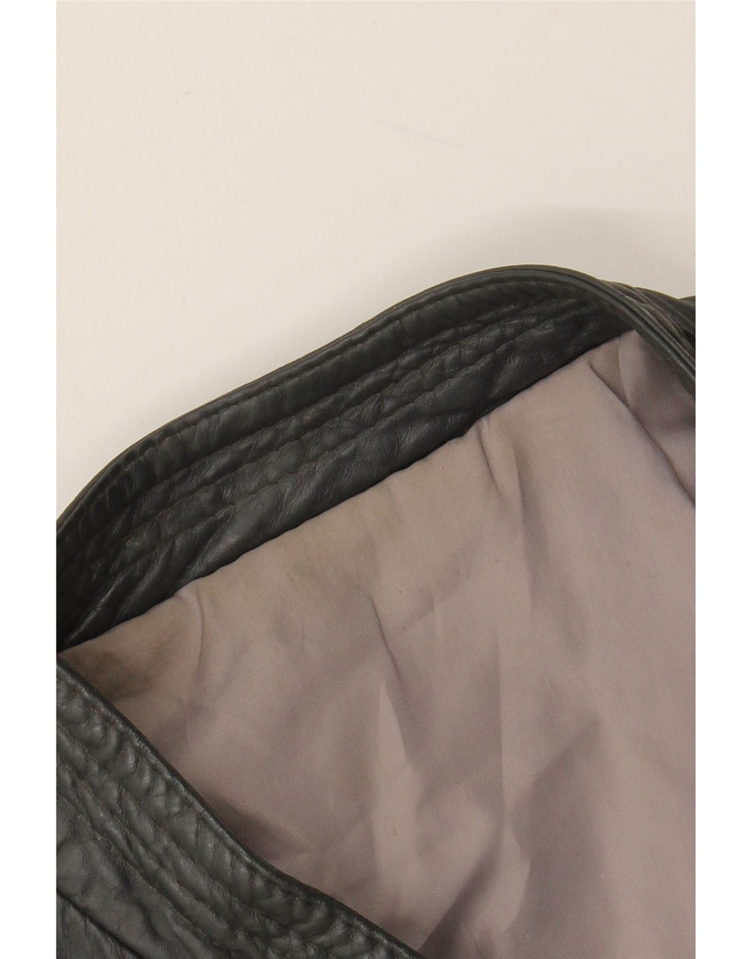 VINTAGE muška kožna jakna UK 40 velika siva koža