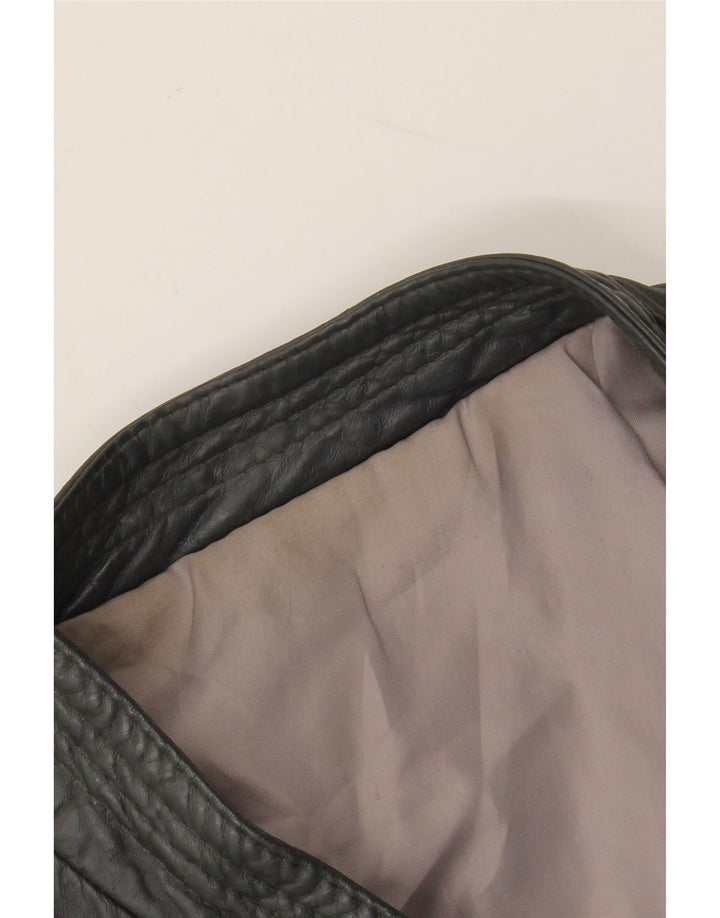 VINTAGE muška kožna jakna UK 40 velika siva koža