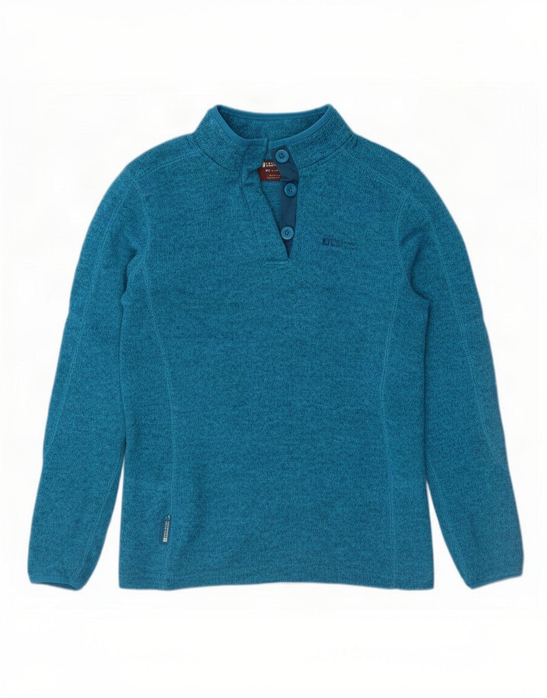 Mountain Warehouse Ženska majica s dugmadima i izrezom UK 12 Srednje plava