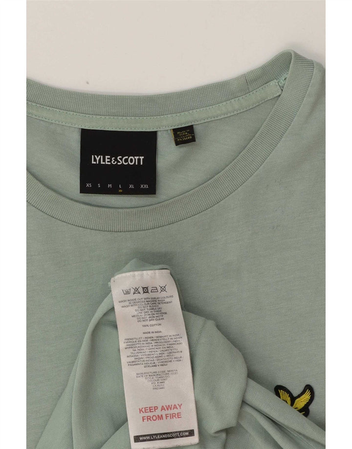 Lyle & Scott Muška majica kratkih rukava Veliki zeleni pamuk