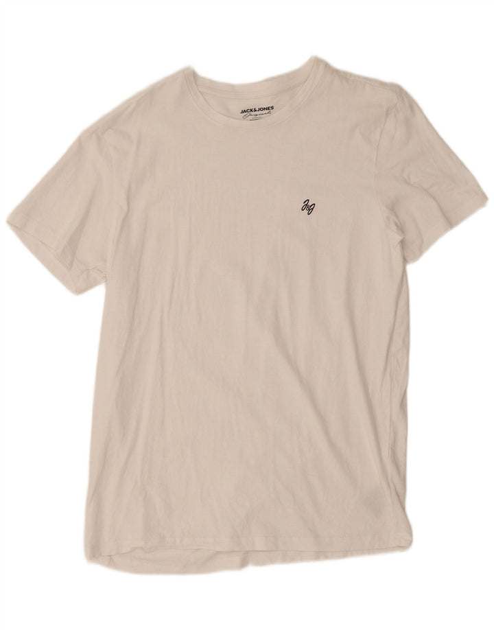 Jack & Jones muška majica kratkih rukava Veliki bijeli pamuk