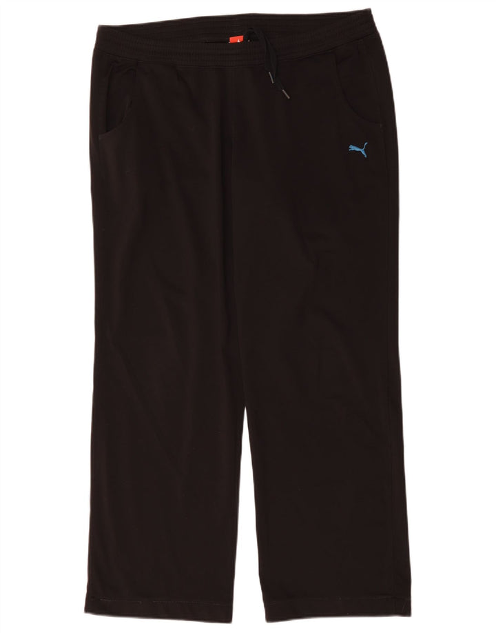 Puma ženske hlače za trenirku UK 16 veliki crni poliester