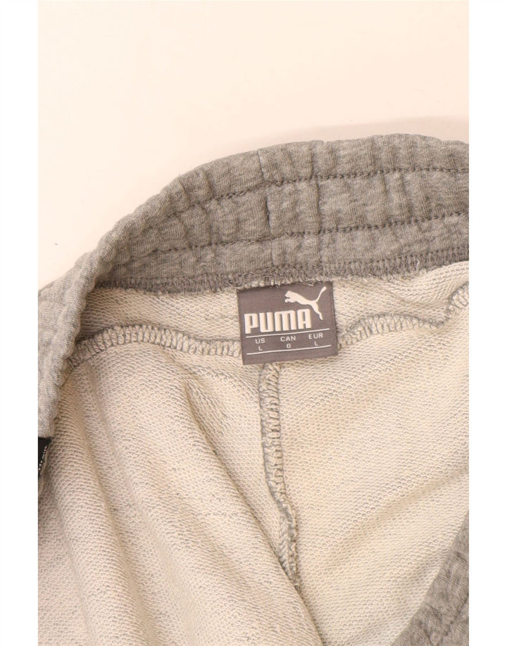 Puma muške trenirke Hlače Joggers Large Grey Flected