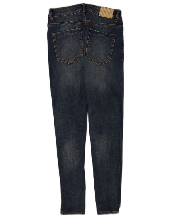 Zara Womens Distressed Skinny Jeans EU 36 XS W26 L27 Blue
