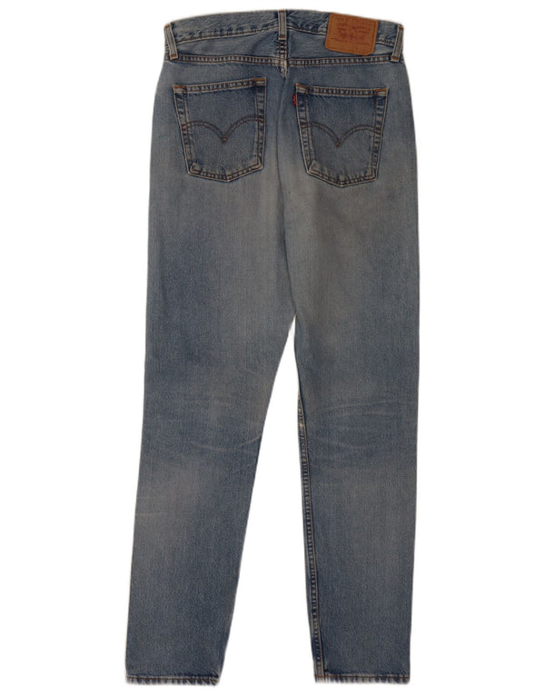 Levi's muške uske traperice W33 L32 plavi pamuk