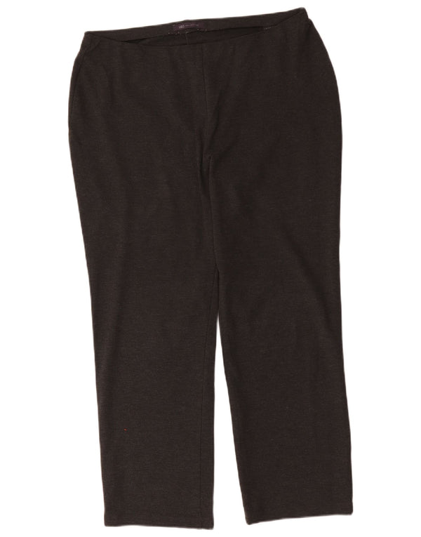Marks & Spencer ženske obične ležerne hlače UK 16 Large W34 L28 sive