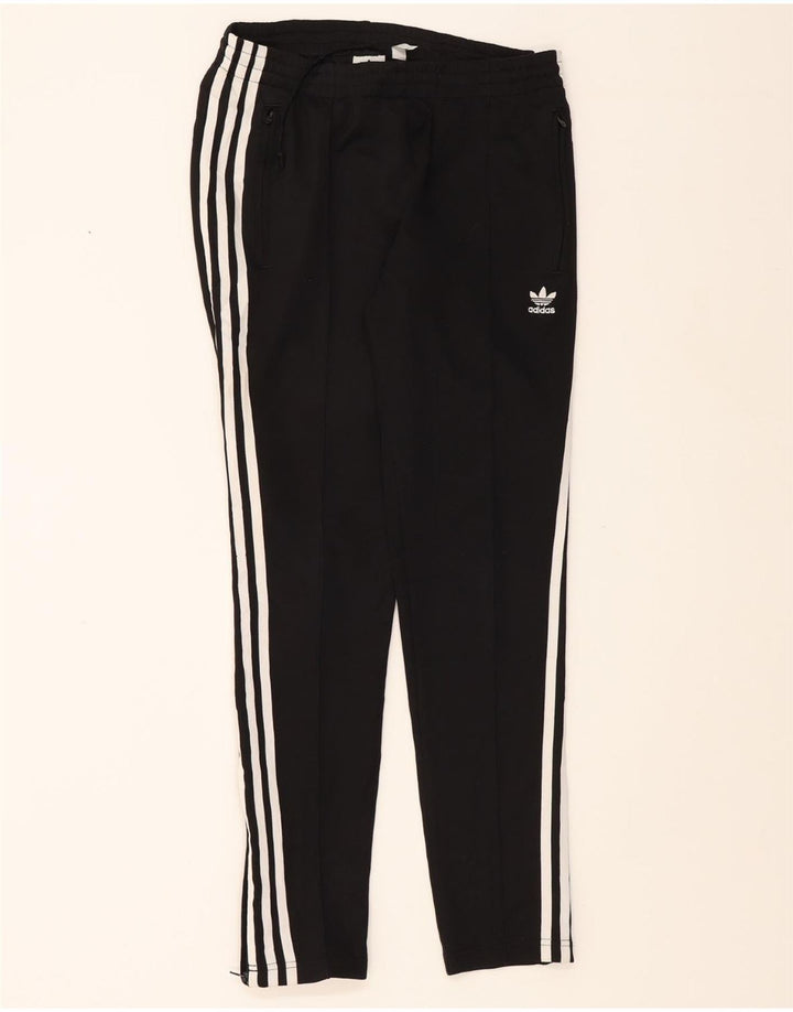ADIDAS Womens Tracksuit Trousers UK 10 Small Black Polyester Vintage Adidas and Second-Hand Adidas from Messina Hembry 