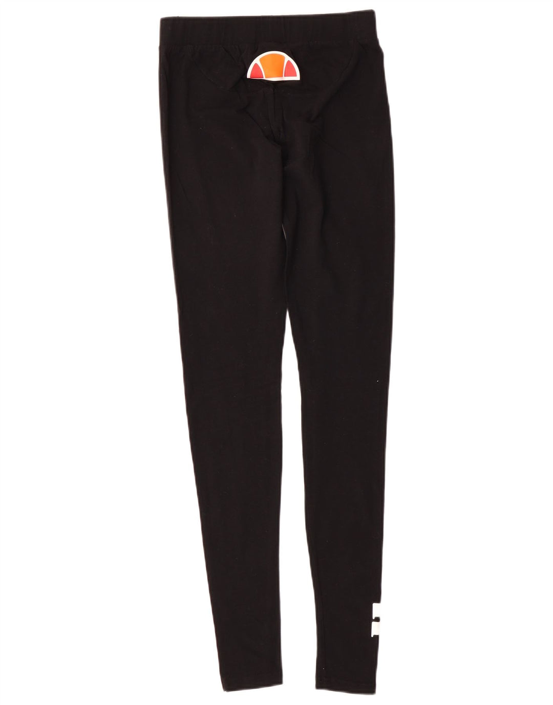 ELLESSE Womens Graphic Leggings UK 8 Small Black