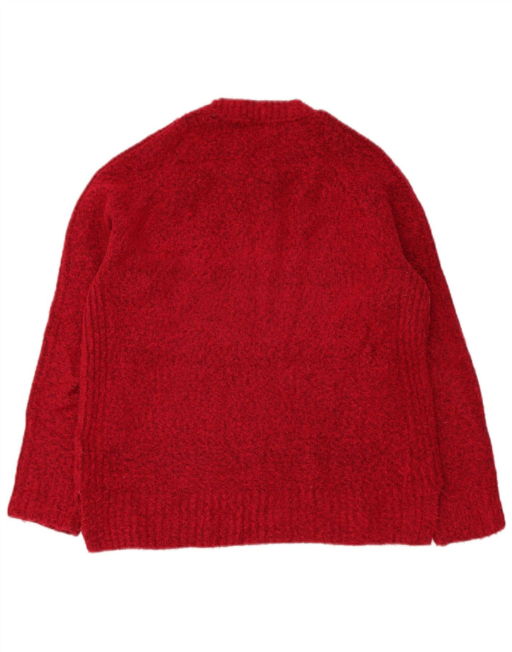 Marks & Spencer ženski pulover s okruglim izrezom UK 10 Small Red