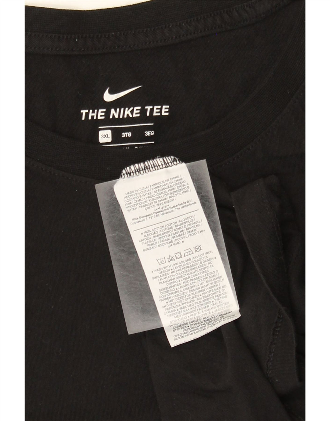 Nike muška majica kratkih rukava 3XL crni pamuk
