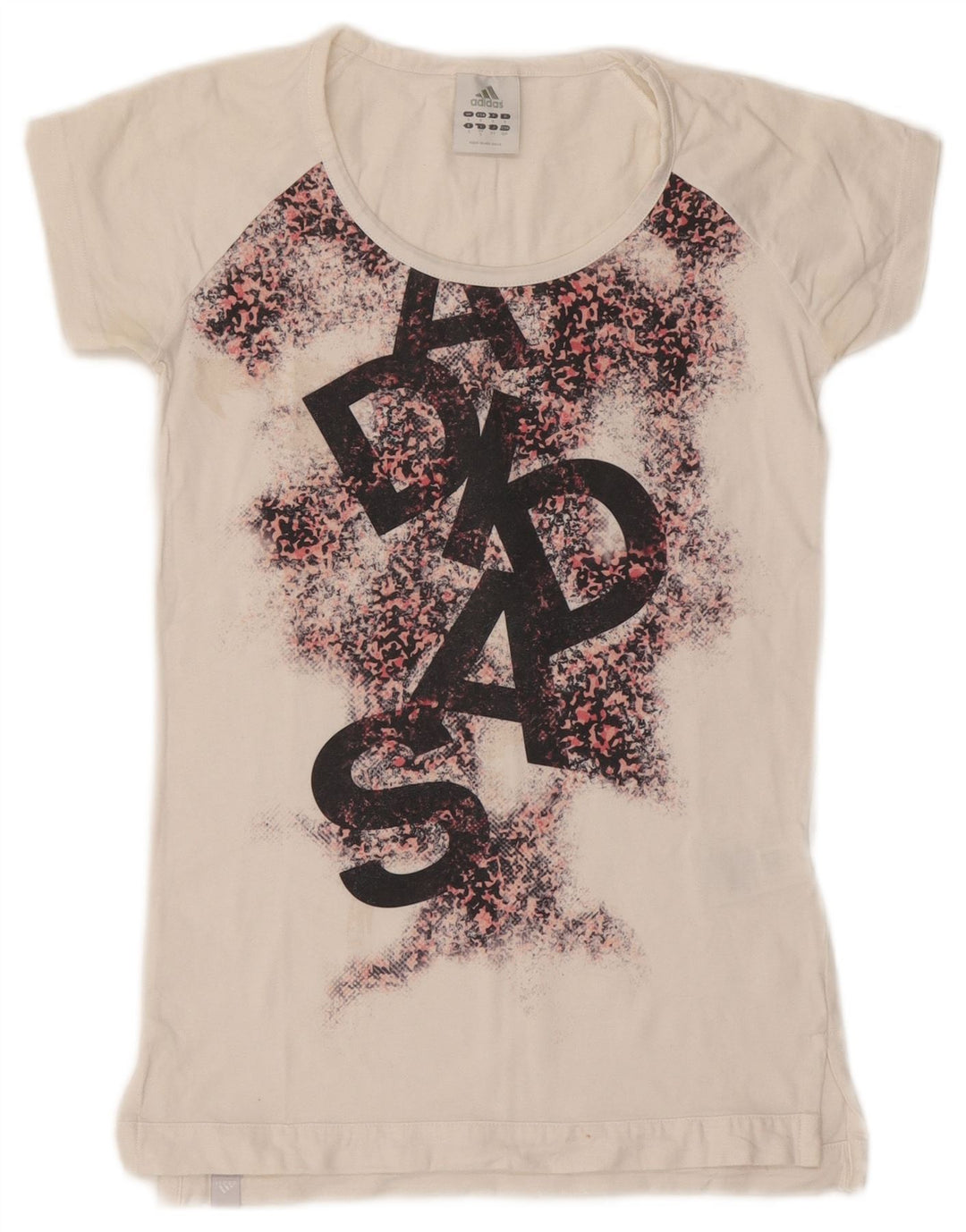 ADIDAS Ženska majica kratkih rukava s grafičkim motivima UK 10 Mali bijeli pamuk s printom životinja