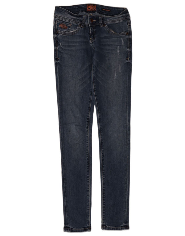 Superdry ženske uske traperice W27 L32 plavi pamuk