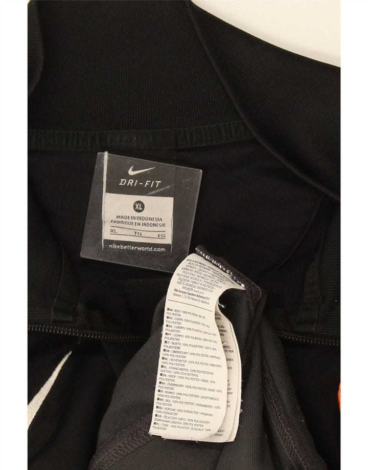 Nike Dri Fit gornja jakna za trenirku XL sivi poliester u boji