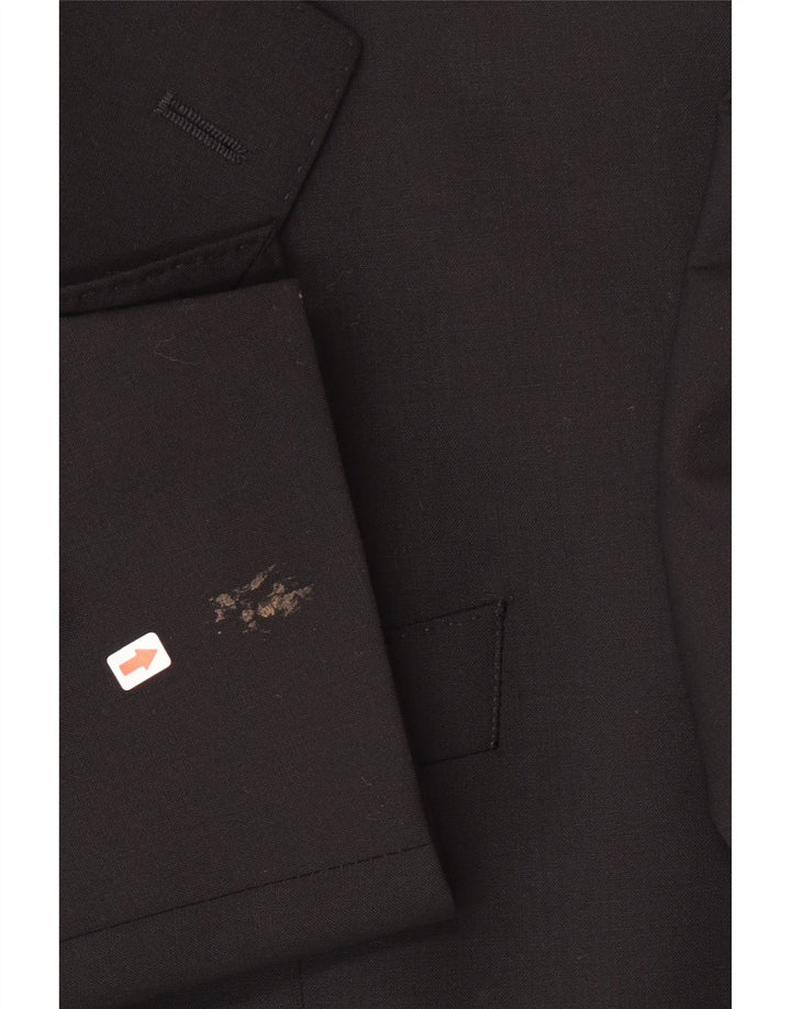 Hugo Boss muška jakna s 2 gumba EU 56 3XL crna vuna