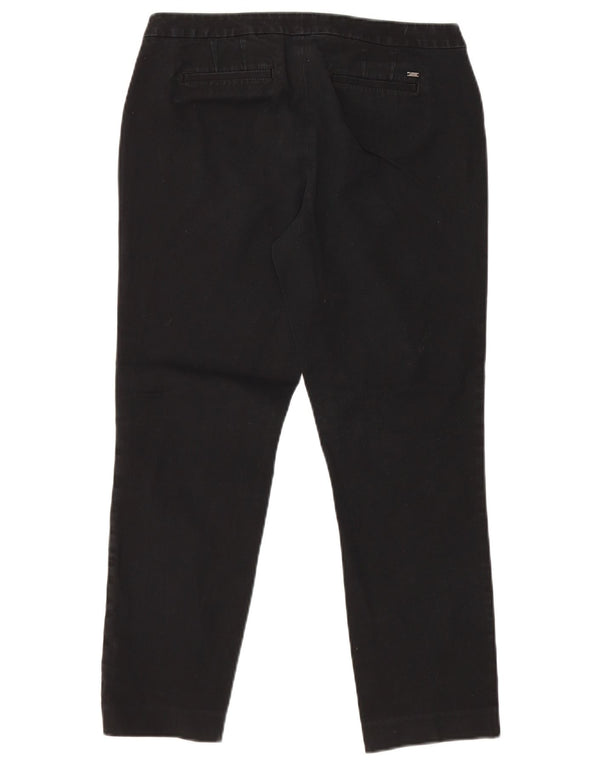 Tommy Hilfiger ženske ravne chino hlače US 10 Large W30 L29 crne