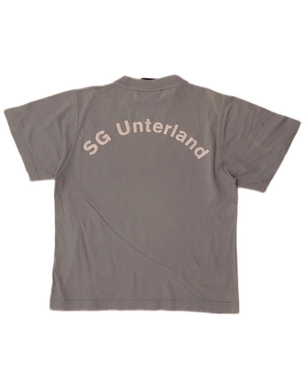 Umbro Boys Graphic T-Shirt Top 11-12 Years Grey Pamuk